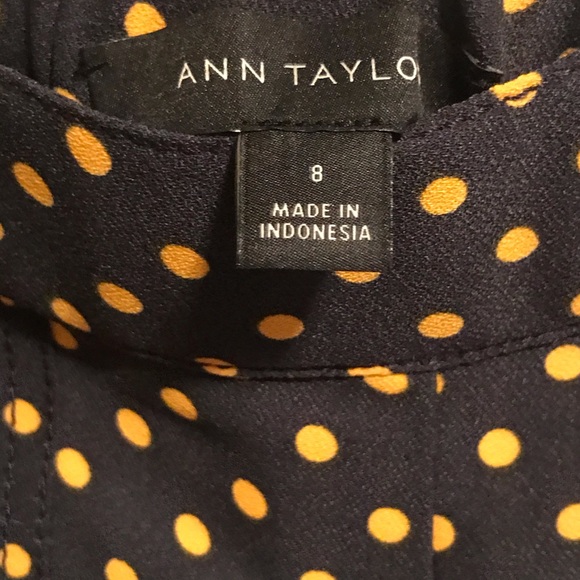 Ann Taylor Polka Dot Pants - Picture 2 of 3